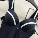 Chanel, Women's Swimsuit, Black