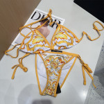 Dolce Gabbana, Women's Bikini, Yellow