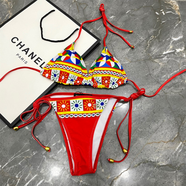 Dolce Gabbana, Women's Bikini, Colorful