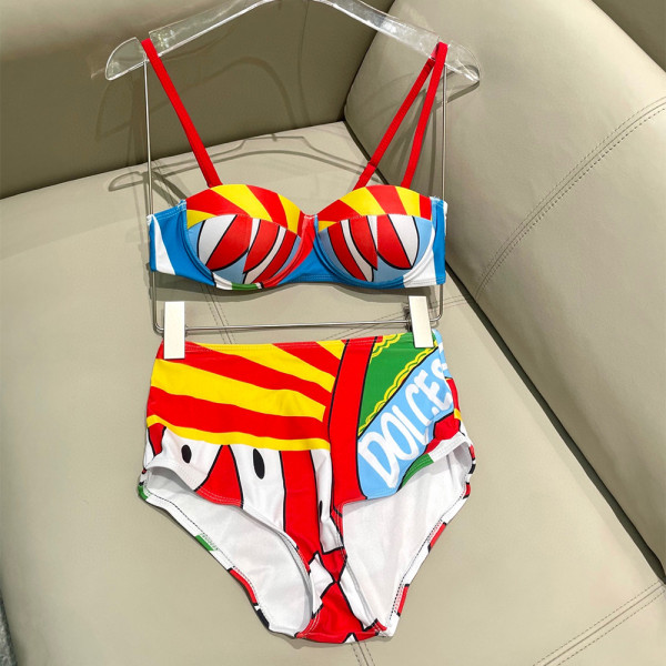 Dolce Gabbana, Women's Bikini, Colorful
