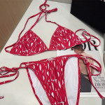 Christian Dior, Women's Bikini, Red