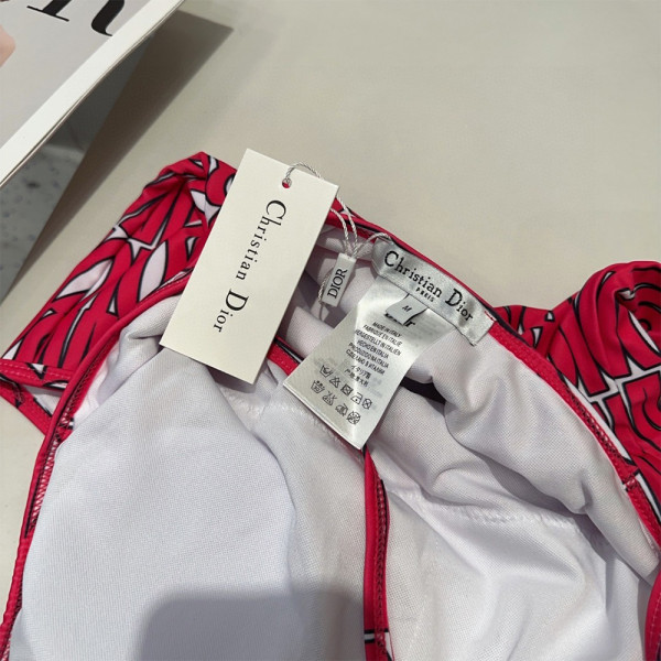 Christian Dior, Women's Swimsuit, Red