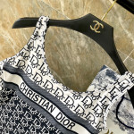 Christian Dior, Women's Swimsuit, Black