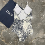 Christian Dior, Women's Swimsuit, White