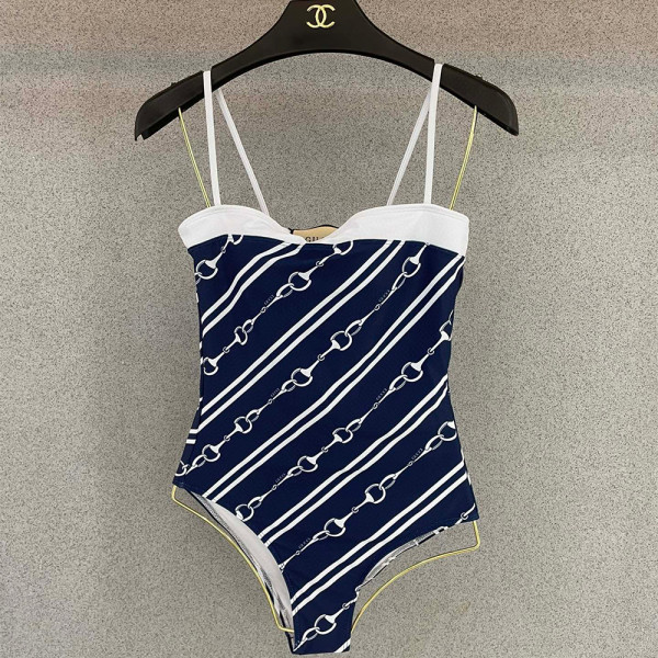 Gucci, Women's Swimsuit, Navy