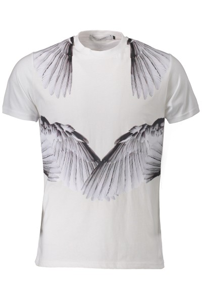 Givenchy, Heren T-Shirt, Wit Wings