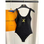 Louis Vuitton, Women's Swimsuit, Black