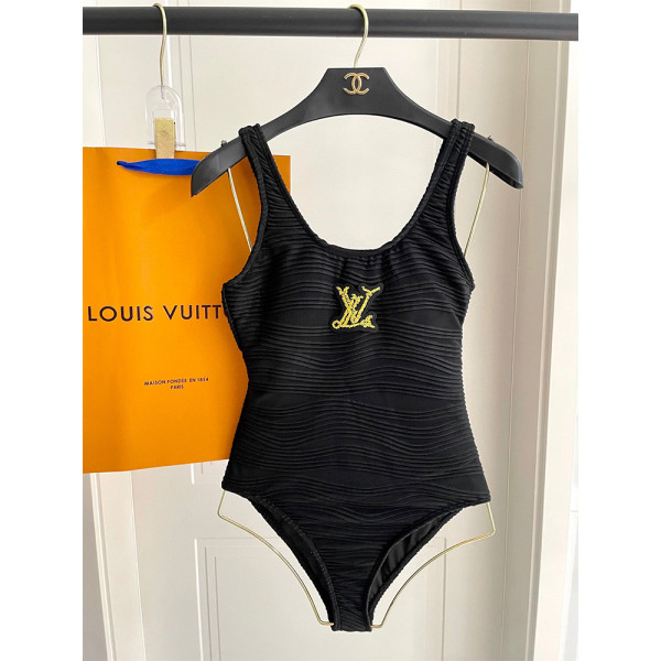 Louis Vuitton, Women's Swimsuit, Black