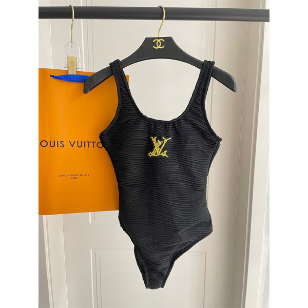 Louis Vuitton, Women's Swimsuit, Black