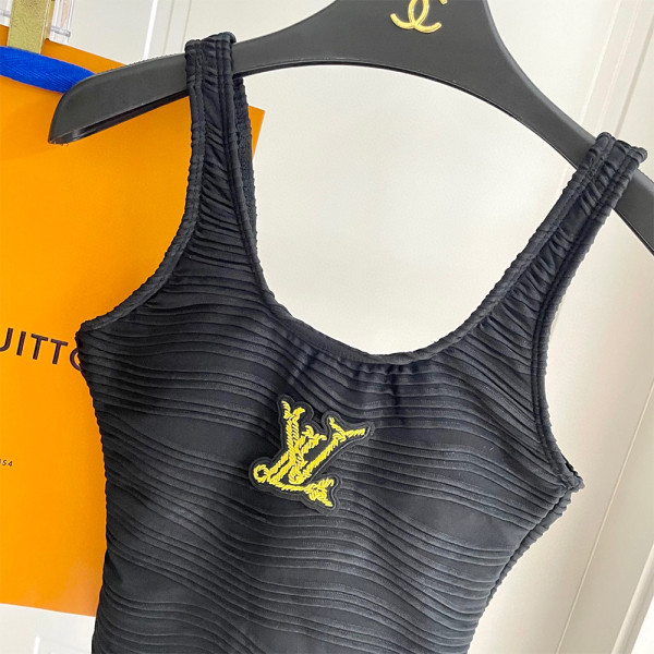 Louis Vuitton, Women's Swimsuit, Black