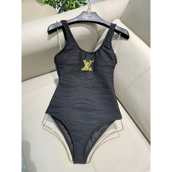 Louis Vuitton, Women's Swimsuit, Black