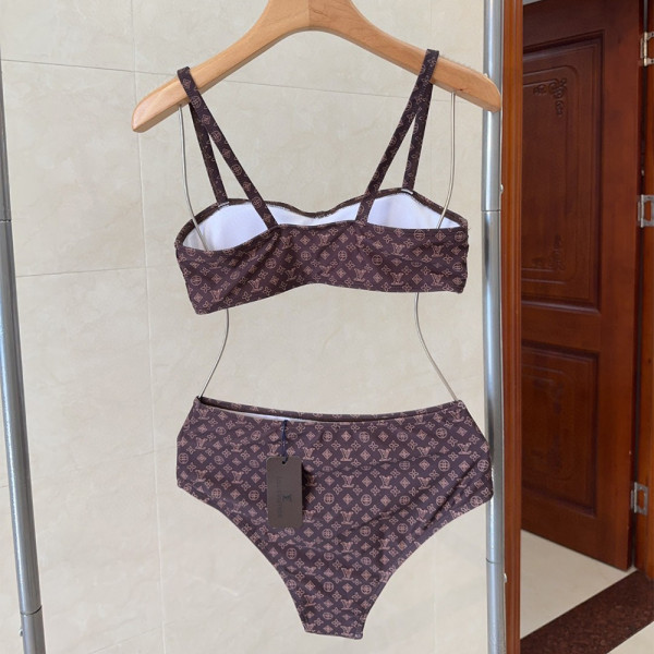 Louis Vuitton, Women's Bikini, Brown