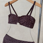 Louis Vuitton, Women's Bikini, Brown