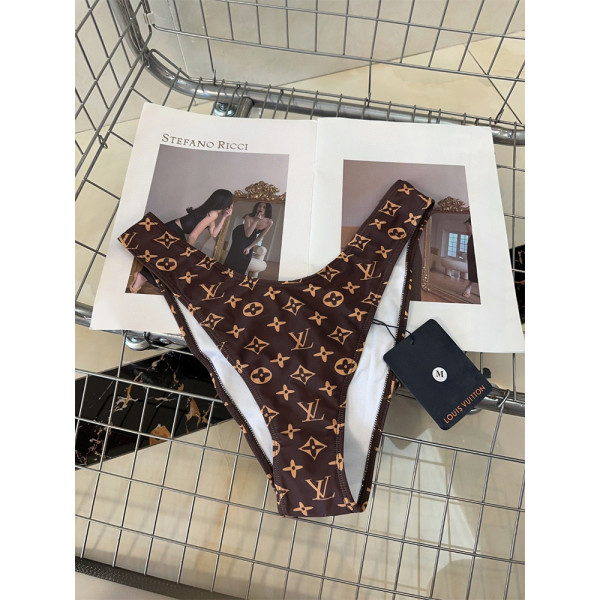 Louis Vuitton, Women's Bikini, Brown