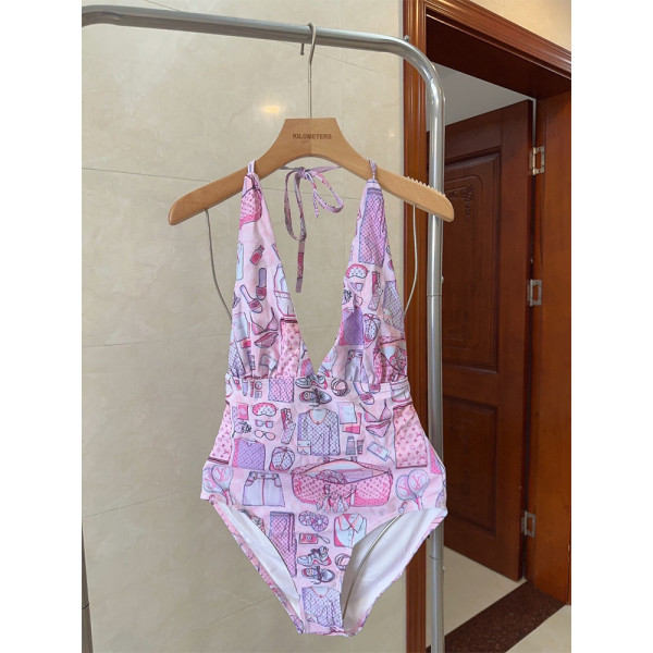 Louis Vuitton, Women's Swimsuit, Pink