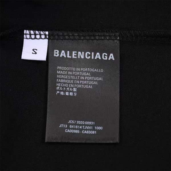 Balenciaga, Men's T-Shirt, Black