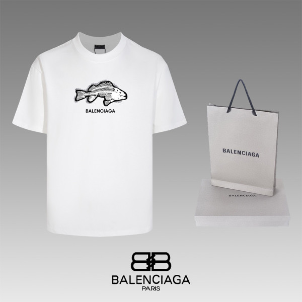 Balenciaga, Men's T-Shirt, White