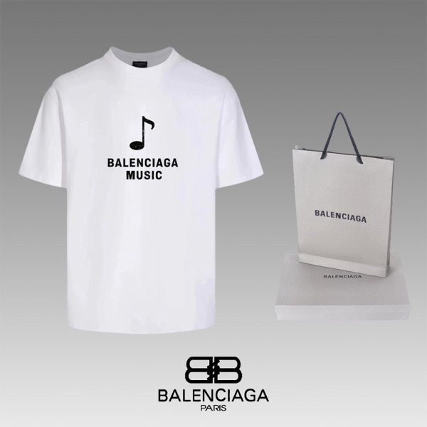 Balenciaga, Men's T-Shirt, White