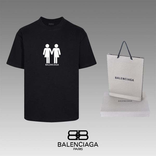 Balenciaga, Men's T-Shirt, Black