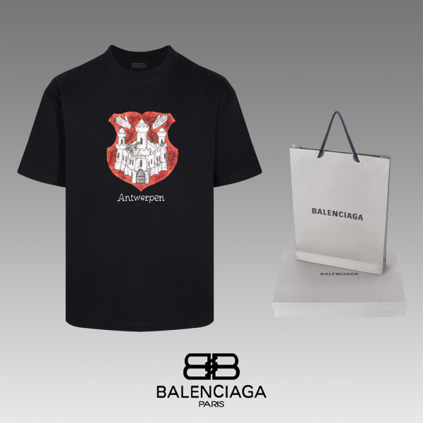 Balenciaga, Men's T-Shirt, Black