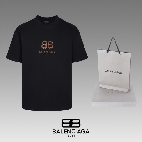 Balenciaga, Men's T-Shirt, Black