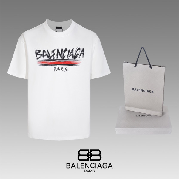 Balenciaga, Men's T-Shirt, White
