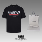 Balenciaga, Men's T-Shirt, Black
