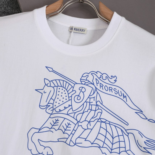 Burberry, Men's T-Shirt, White