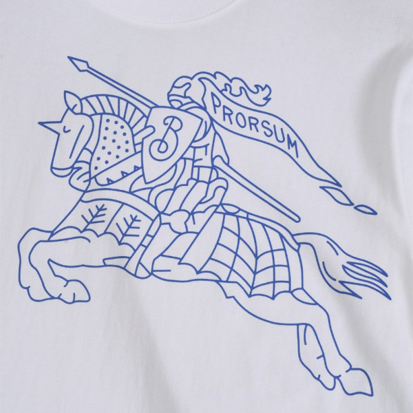 Burberry, Men's T-Shirt, White