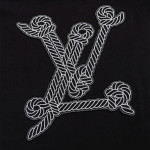 Louis Vuitton, Men's T-Shirt, Black