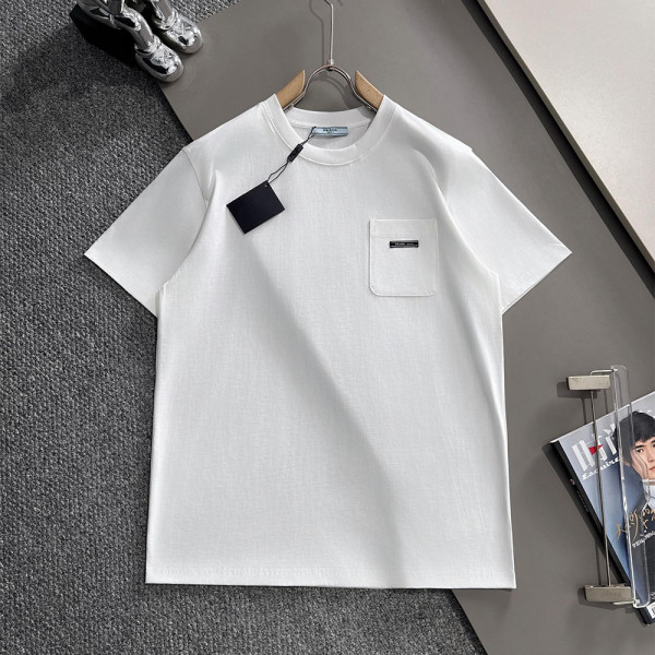 Prada, Men's T-Shirt, White