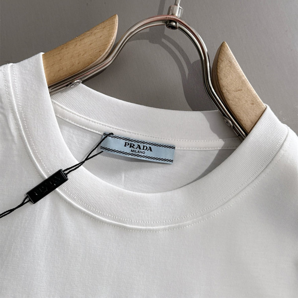Prada, Men's T-Shirt, White