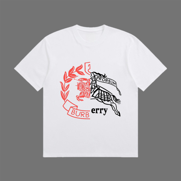 Burberry, Men's T-Shirt, White