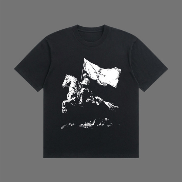 Burberry, Men's T-Shirt, Black