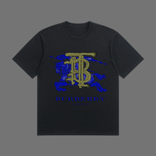 Burberry, Men's T-Shirt, Black