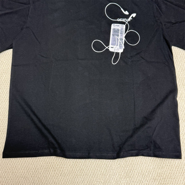Off White, Men's T-Shirt, Black