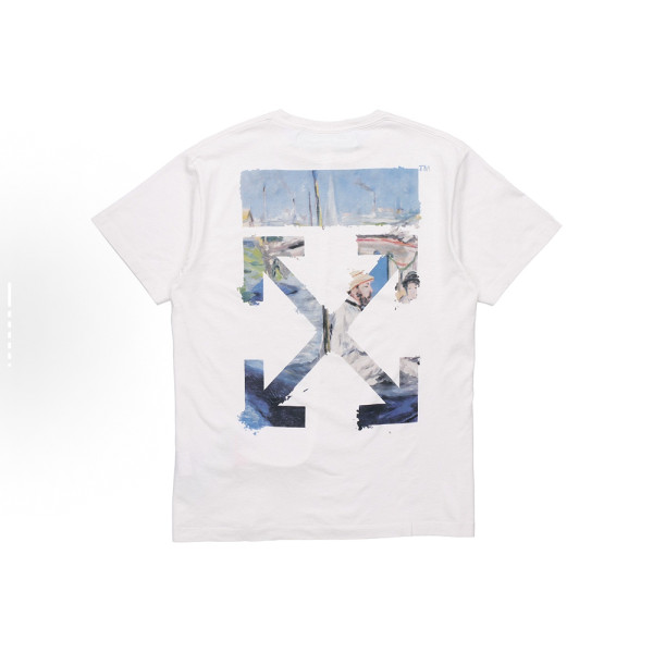 Off White, Men's T-Shirt, White
