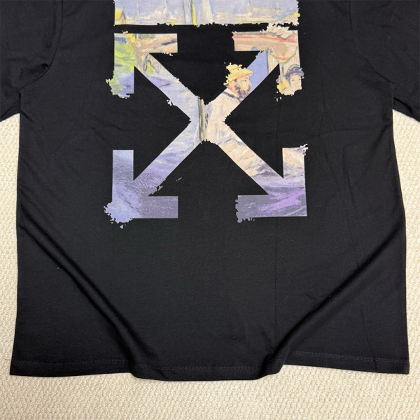 Off White, Men's T-Shirt, Black