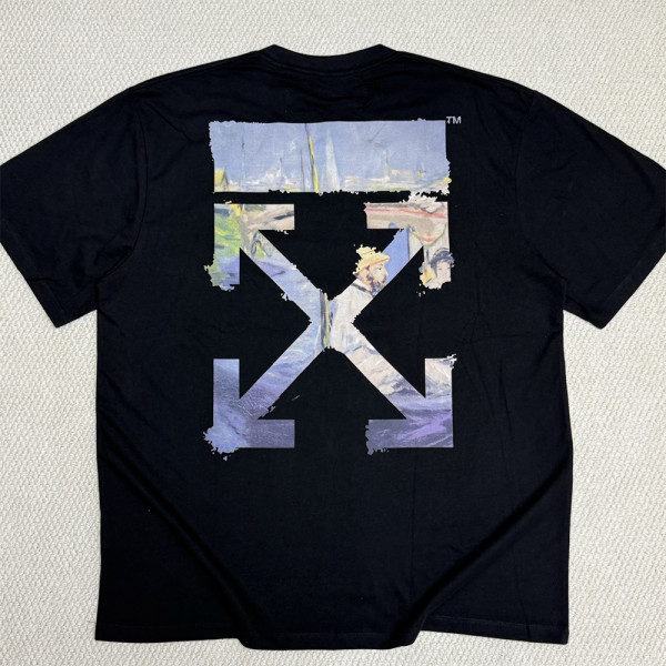 Off White, Men's T-Shirt, Black