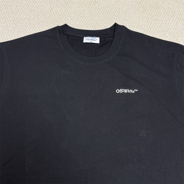 Off White, Men's T-Shirt, Black