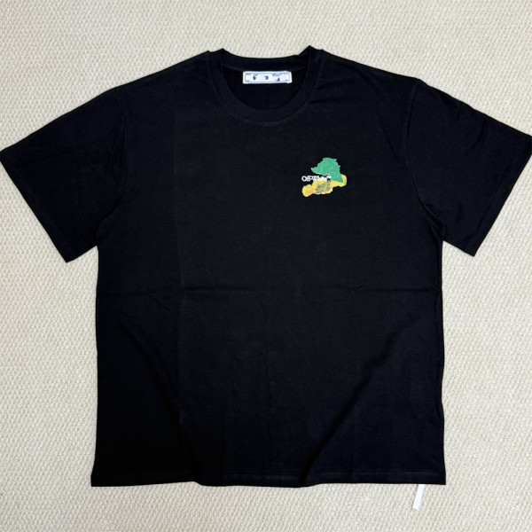 Off White, Men's T-Shirt, Black