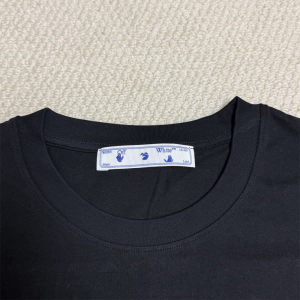 Off White, Men's T-Shirt, Black