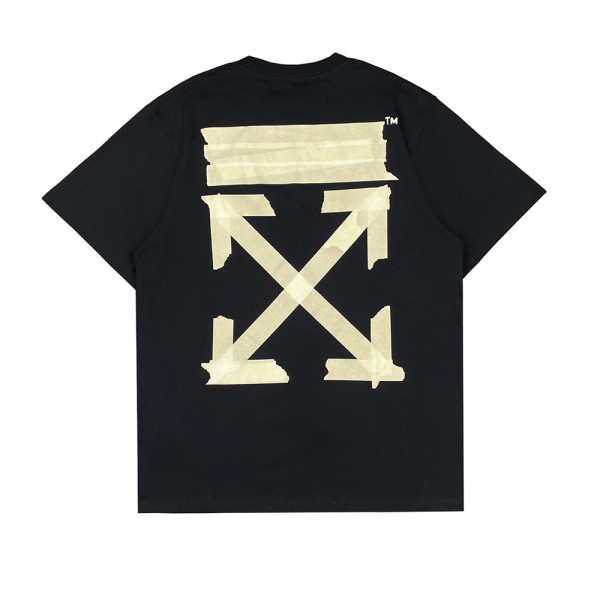 Off White, Men's T-Shirt, Black