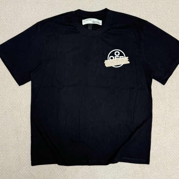 Off White, Men's T-Shirt, Black