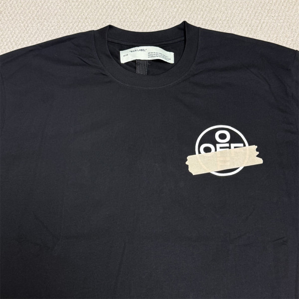 Off White, Men's T-Shirt, Black