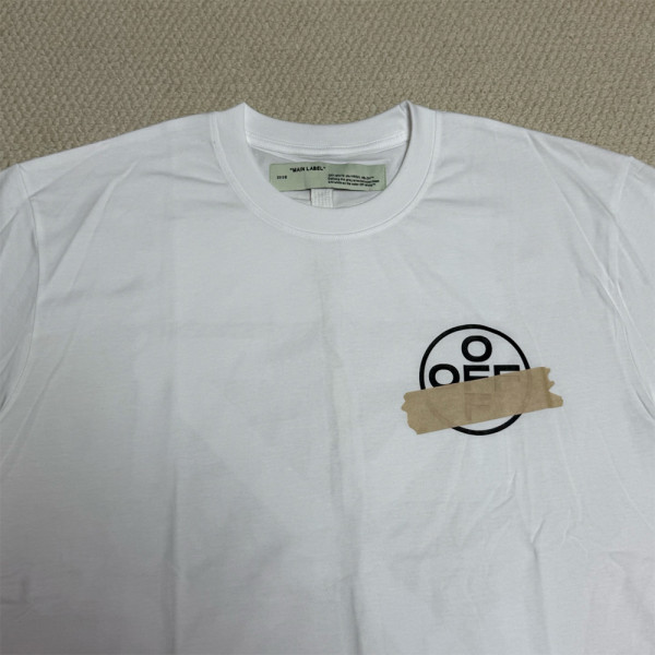 Off White, Men's T-Shirt, White
