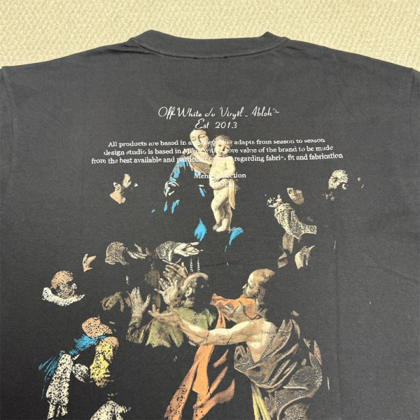 Off White, Men's T-Shirt, Black