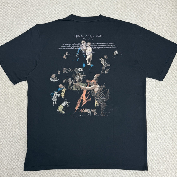 Off White, Men's T-Shirt, Black