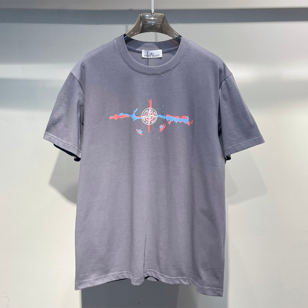 Stone Island, Men's T-Shirt, Grey