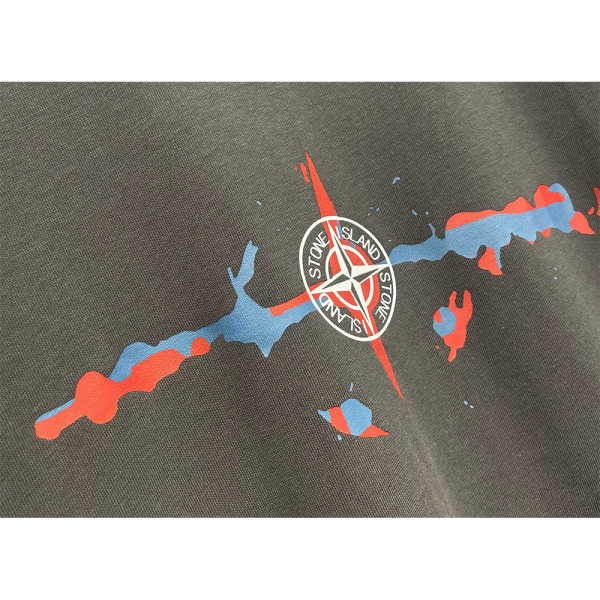 Stone Island, Men's T-Shirt, Grey